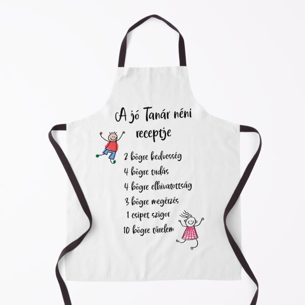 Item preview, A jó Tanár néni receptje - The Recipe of a Great Teacher Lady – Hungarian Tanár Néni Appreciation Design designed and sold by EmeraldeaDesign.