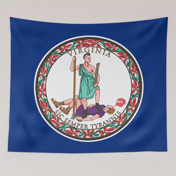 Item preview, Punk Rock Virginia State Flag designed and sold by KerlZ.