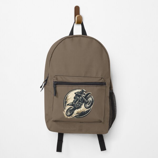 Item preview, Dirt Bike Jump – Retro Motocross Emblem designed and sold by SilentPowerArt.