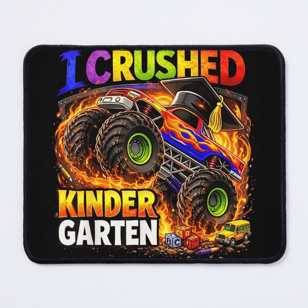 Item preview, I Crushed Kinder Garten Graduation Monster Truck School Bus Graduation 2026 designed and sold by PhocoNibict.