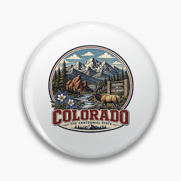 Item preview, Colorado State Print Logo / Colorado Pride designed and sold by Thehatinthecat.