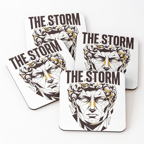 Item preview, Built For The Storm Stoic Statue Geometric Art designed and sold by No Excuses .