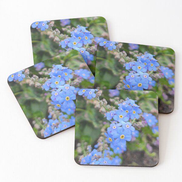 Item preview, Blue forget me not wildflower cluster bloom designed and sold by Kainicram.