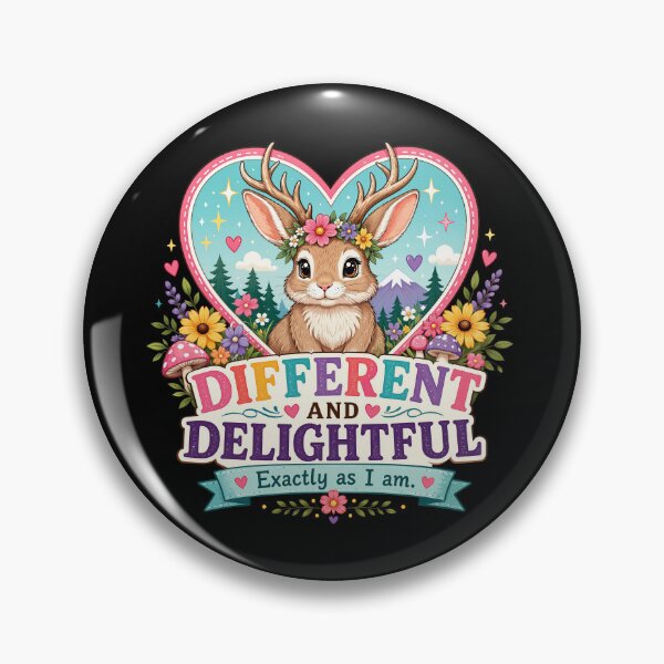 Item preview, Different And Delightful Jackalope Exactly As I Am designed and sold by HappyStimsCo.