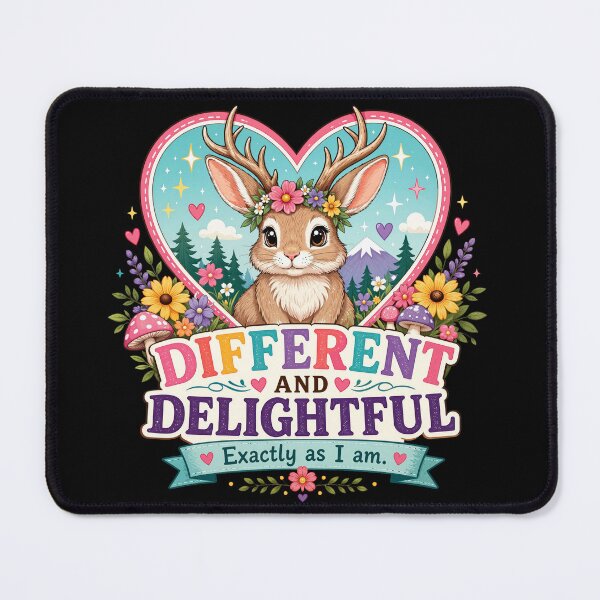 Item preview, Different And Delightful Jackalope Exactly As I Am designed and sold by HappyStimsCo.