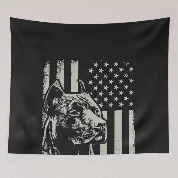 Item preview, Proud Patriotic Pit Bull Owner Lover American Flag designed and sold by CriseldaBruning.