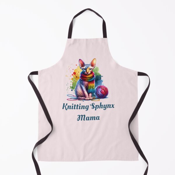 Item preview, Knitting Sphynx Mama Gift designed and sold by MyCozyCorner24.