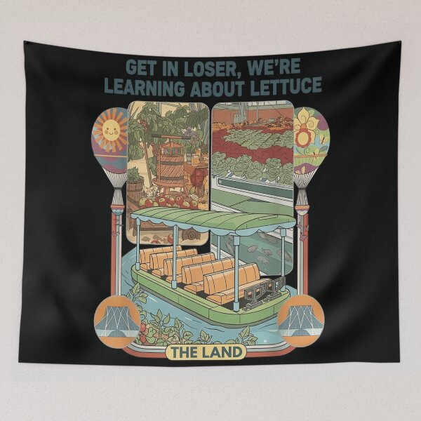 Item preview, Get In Loser We Are Learning About Lettuce Epcot Garden Boat designed and sold by PhocoNibict.