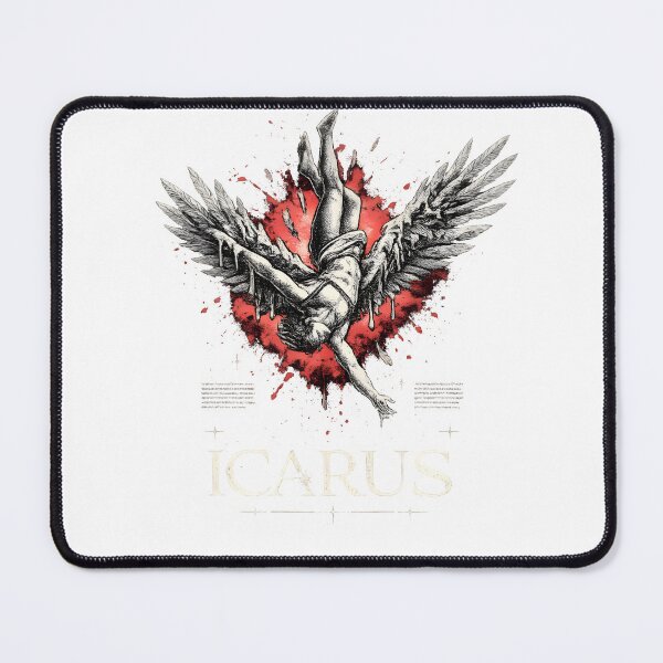 Item preview, ICARUS Fall of the Sun — Vintage Mythology Streetwear Graphic Tee designed and sold by TheMythicFrame.