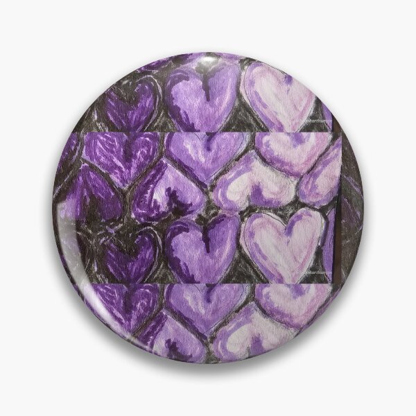 Item preview, Purple Hearts Gradient  designed and sold by DancingCreek.