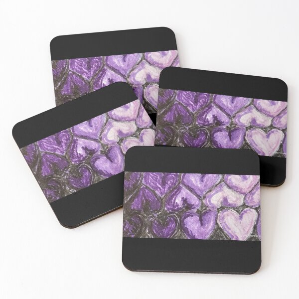 Item preview, Purple Hearts Gradient  designed and sold by DancingCreek.