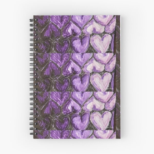 Item preview, Purple Hearts Gradient  designed and sold by DancingCreek.