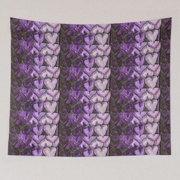 Item preview, Purple Hearts Gradient  designed and sold by DancingCreek.
