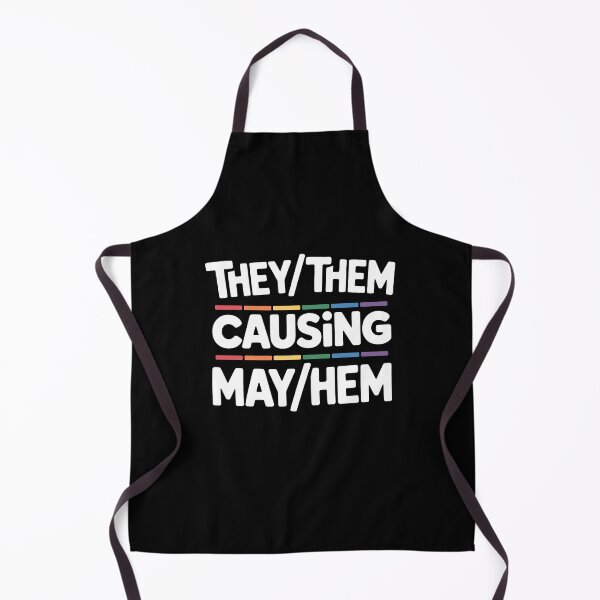 Item preview, They Them Causing Mayhem Funny Non-Binary Pride Gift designed and sold by Say It With Ink.