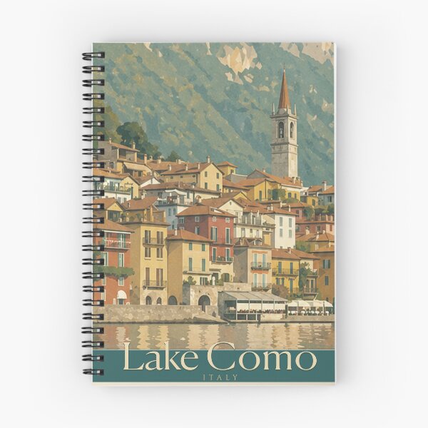 Item preview, Illustrated Varenna, Lake Como designed and sold by Italian Skyscapes.