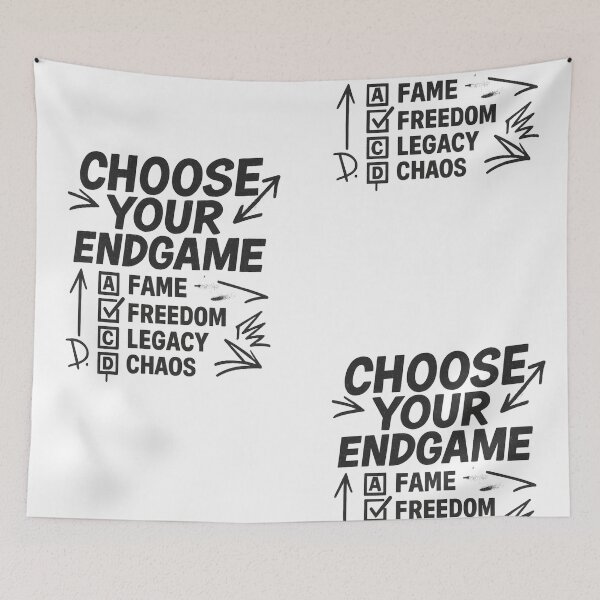 Item preview, CHOOSE YOUR ENDGAME designed and sold by KingzWorld.