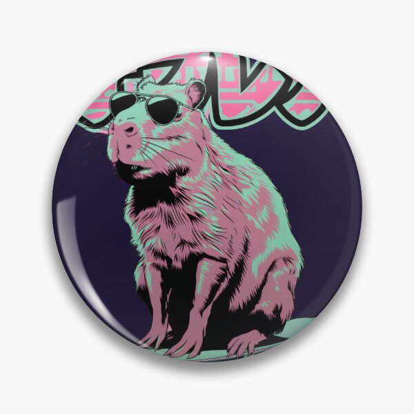 Aperçu de l'œuvre Capybara Drift Neo Tokyo créée et vendue par SixElements.