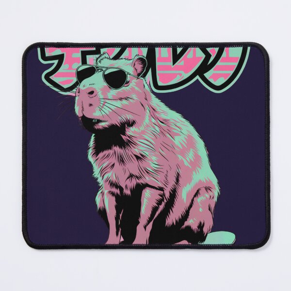 Item preview, Capybara Drift Neo Tokyo designed and sold by SixElements.