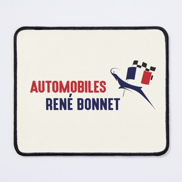 Item preview, Automobiles René Bonnet original emblem - colour print designed and sold by retropetrol.