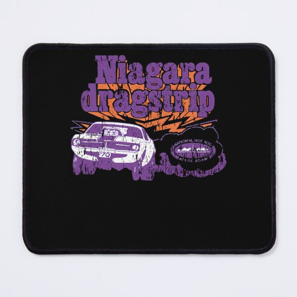 Item preview, Vintage Niagara Drag Strip - Camaro - distressed burnout look - purple print  designed and sold by fashontrends.