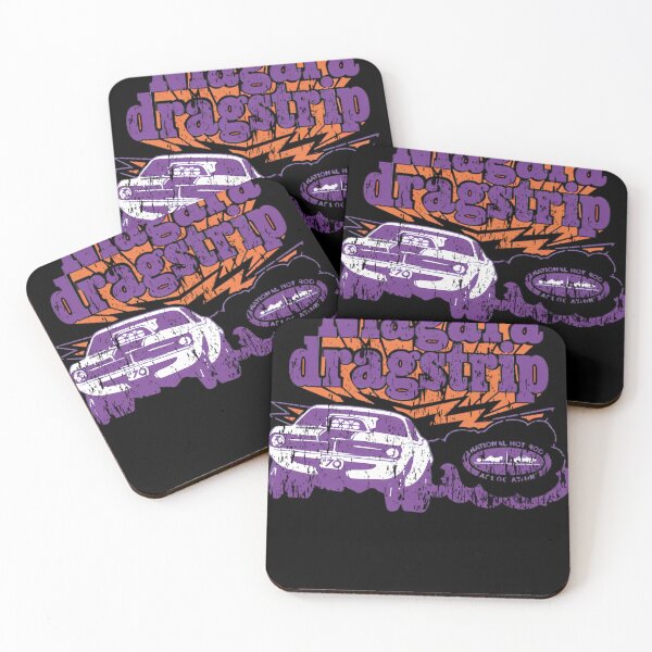 Item preview, Vintage Niagara Drag Strip - Camaro - distressed burnout look - purple print  designed and sold by fashontrends.