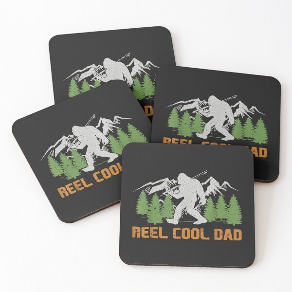 Item preview, Reel Cool Dad Bigfoot Fisherman Fishing Lover Fathers Day designed and sold by CriseldaBruning.