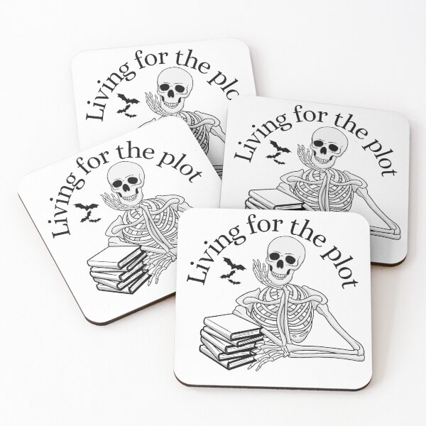 Item preview, Living for the plot designed and sold by Bookish Blossom.