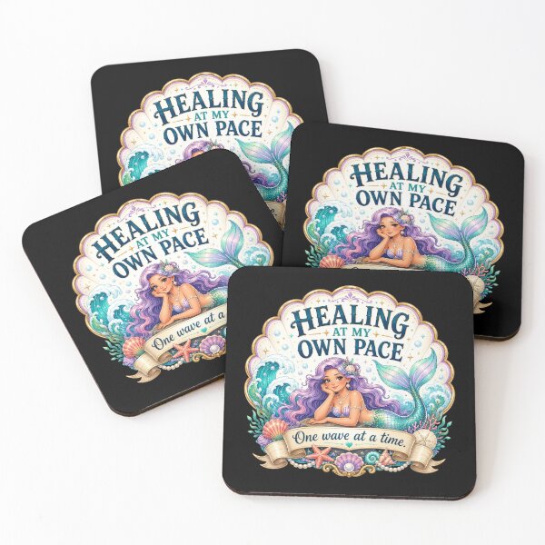 Item preview, Healing At My Own Pace Mermaid One Wave At A Time designed and sold by HappyStimsCo.
