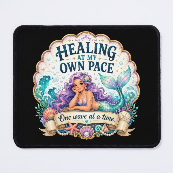 Item preview, Healing At My Own Pace Mermaid One Wave At A Time designed and sold by HappyStimsCo.