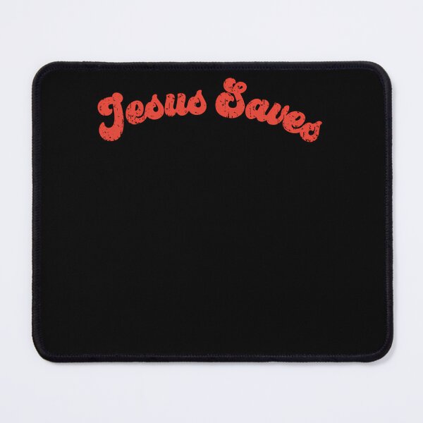 Item preview, Jesus Saves - devine vintage used look - red print designed and sold by fashontrends.