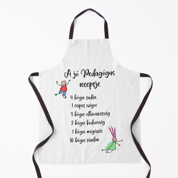 Item preview, A jó Pedagógus receptje - The Recipe of a Great Educator – Hungarian Pedagógus Appreciation Design designed and sold by EmeraldeaDesign.