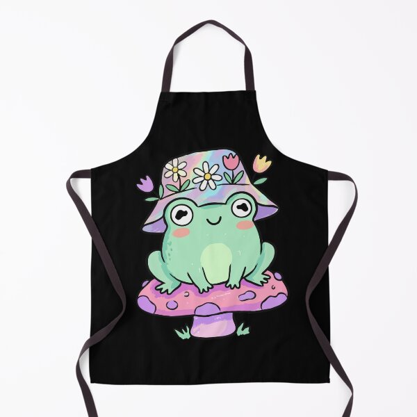Artikelvorschau, Bezaubernde Amphibie mit schillerndem botanischem Kopfschmuck entworfen und verkauft von Emegan Print Art.