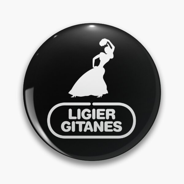 Item preview, Ligier Gitanes F1 team logo 1975-1980 'Gypsy dancer' - white print  designed and sold by fashontrends.