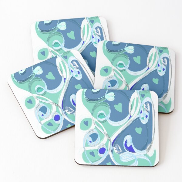 Item preview, Abstract Heart Swirl designed and sold by foxscribbles.
