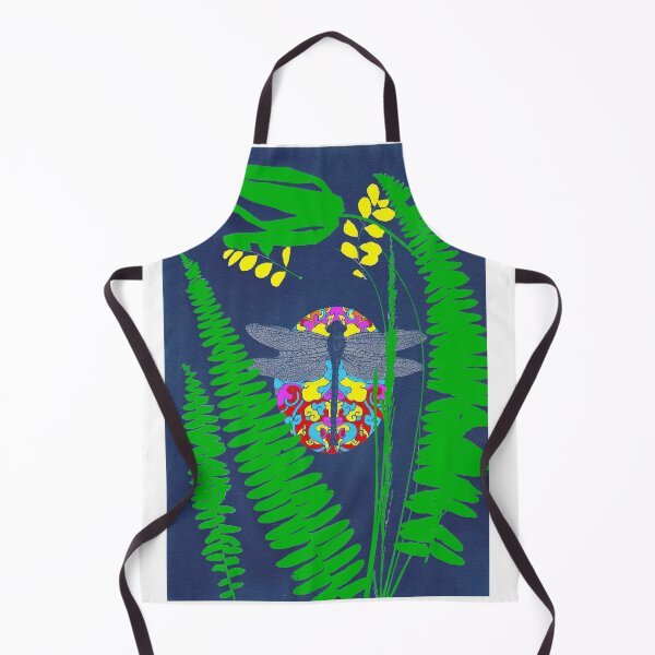 Item preview, Botanical Cyanotype Coloured - Dragonfly designed and sold by Artistic Philip in Penang.
