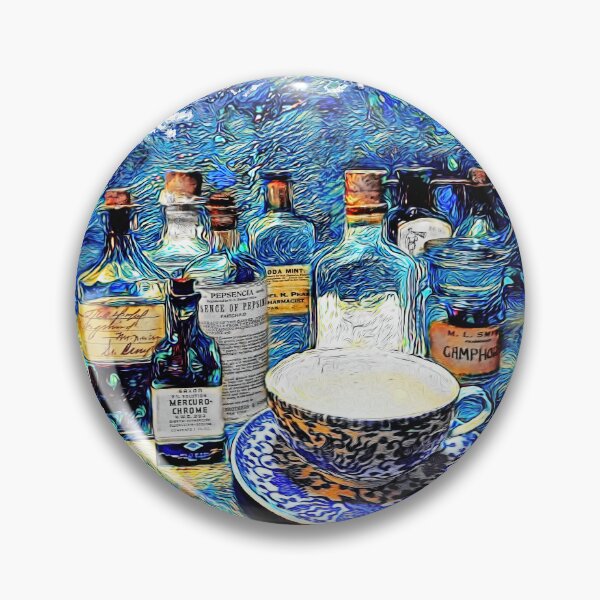 Item preview, Old Medicine Bottles Pharmacy designed and sold by Venturiart.