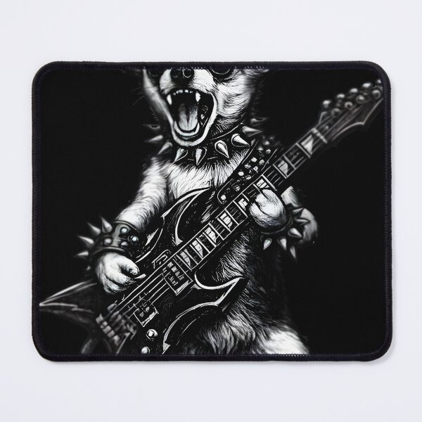 Item preview, Rock Chihuahua Guitarist — Fierce Metal Dog on Drums designed and sold by Natsey.
