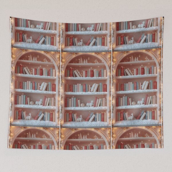 Item preview, Winter Bookshelf with Lights and Magic designed and sold by BriSher.