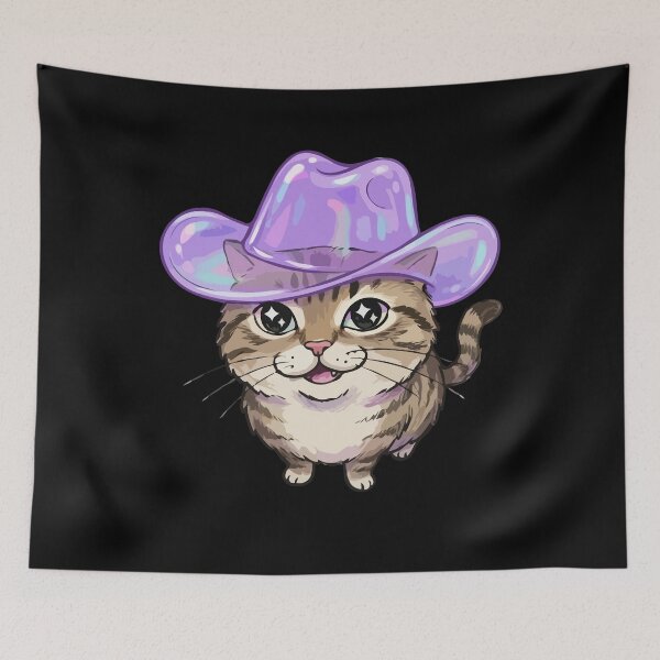 Item preview, Tabby Chibi in Iridescent Headwear designed and sold by Emegan Print Art.