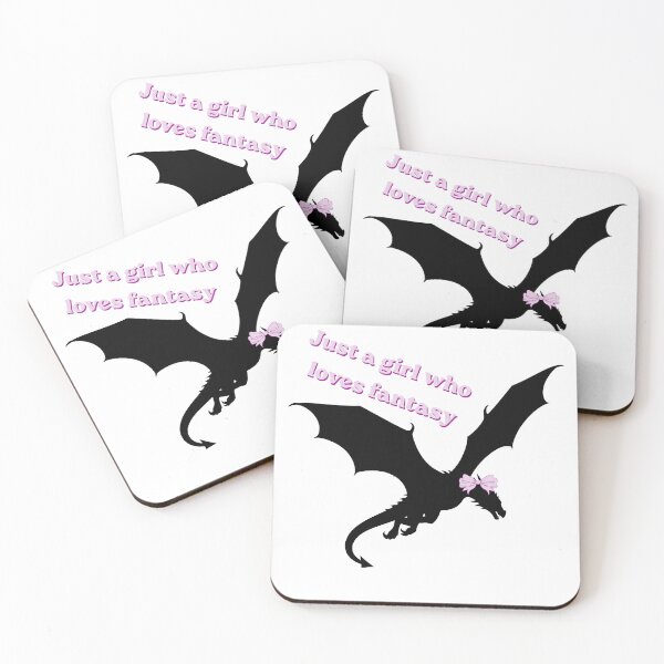 Item preview, Just a girl who loves fantasy designed and sold by Bookish Blossom.