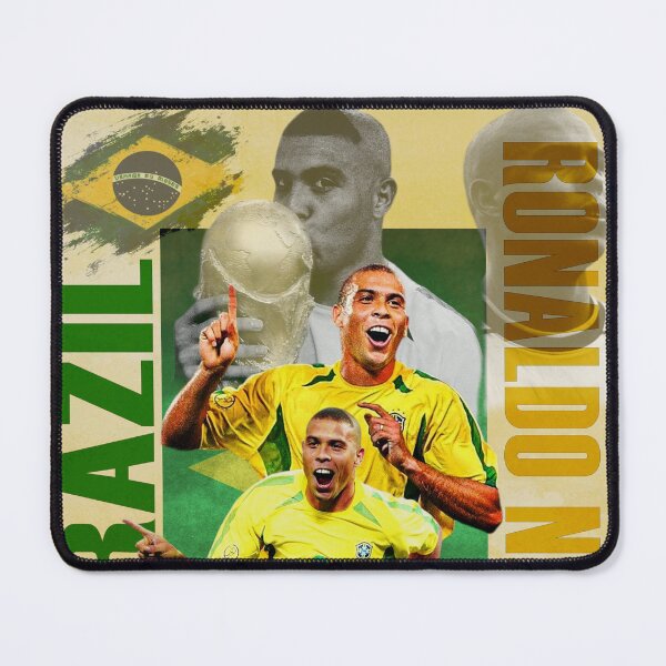Item preview, Ronaldo Nazario Brazil Poster - R9 Football Legend Wall Art designed and sold by Af-RT10.