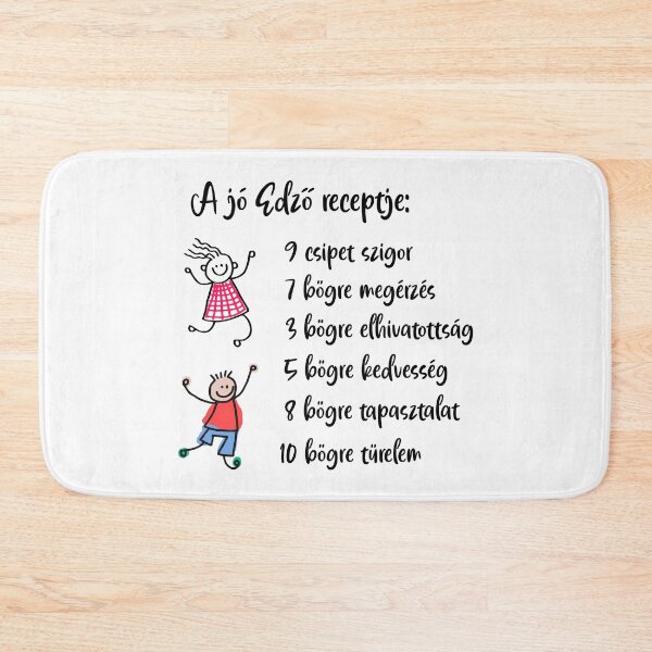 Item preview, A jó edző receptje - The Recipe of a Great Coach – Hungarian Coach Appreciation Design designed and sold by EmeraldeaDesign.