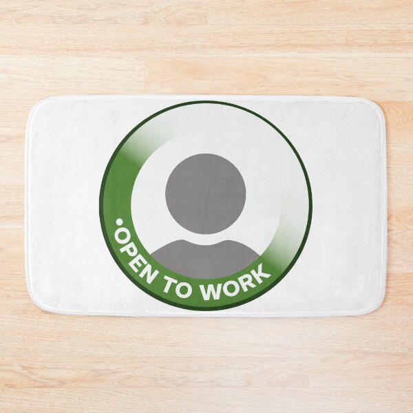 Item preview, Open To Work™ designed and sold by NSMDesignByN8.