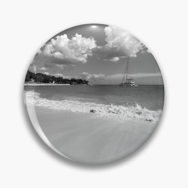Item preview, Barbados Beach Holiday Monochrome designed and sold by Londonimages.