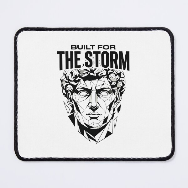 Item preview, Built For The Storm T-Shirt – Dark Motivation Streetwear Graphic Tee designed and sold by No Excuses .