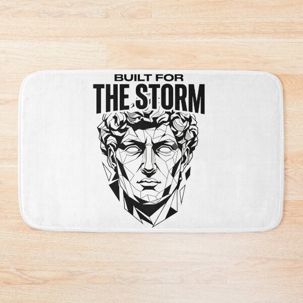 Item preview, Built For The Storm T-Shirt – Dark Motivation Streetwear Graphic Tee designed and sold by No Excuses .