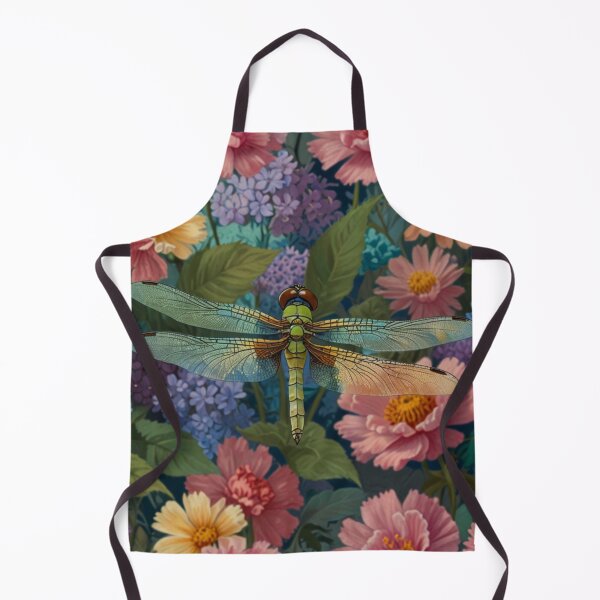 Item preview, Vintage dragonfly pastel watercolor boho chic floral garden designed and sold by hollycooper.