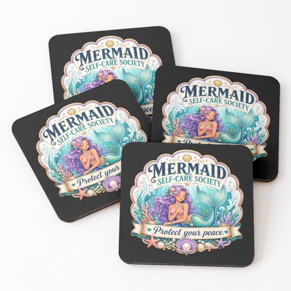 Item preview, Mermaid Self-Care Society Protect Your Peace designed and sold by HappyStimsCo.