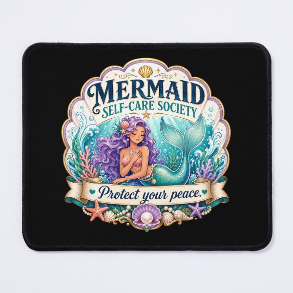 Item preview, Mermaid Self-Care Society Protect Your Peace designed and sold by HappyStimsCo.