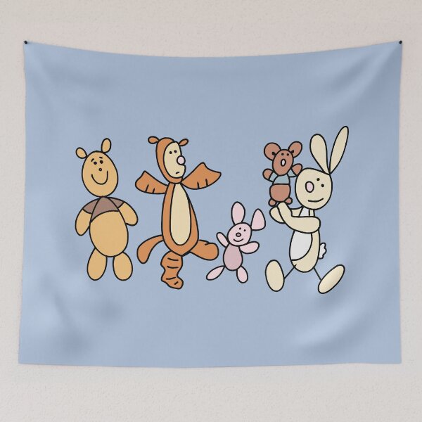 Item preview, Bear and his forest friends | Cartoon designed and sold by ZuriRetroPrints.